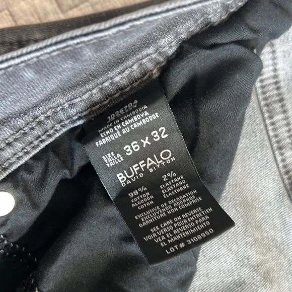 Men’s David Bitton Buffalo jeans 36x32 - Picture 3 of 4